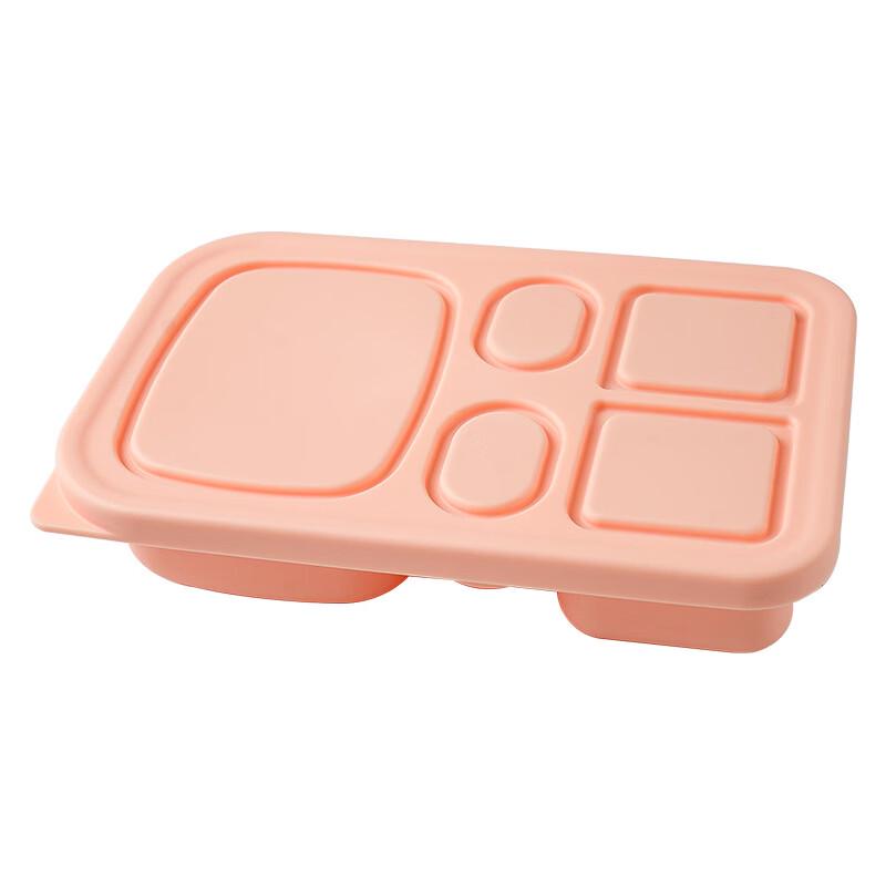 

Portable 5-Compartment Silicone Food Storage Box