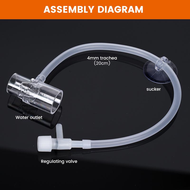 Acrylic Clear Aquarium Fish Tank Water Pump Filter Water Outlet Nozzle Increasing Oxygen Air Aquarium Accessories Fish Tank Tool