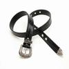Pin Buckle Women Belt Punk PU Leather Waistbands Fashion Retro Waist Belt  Party