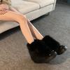 Fleece thick-soled fluffy boots women's, autumn and winter thermal pants, tube boots, short boots, fashion snow boots