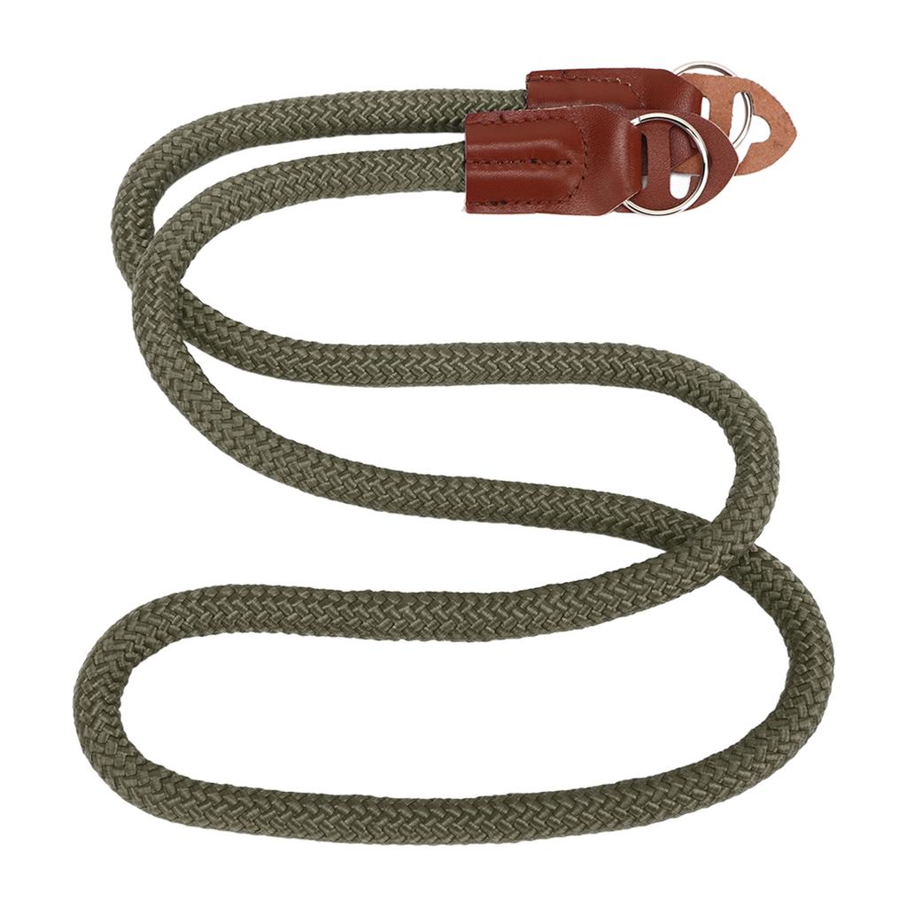Camera Neck Shoulder Strap Portable Cowhide Nylon Soft Shoulder Belt for Digital SLR Camera OD Green