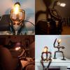Vintage Industrial Style Water Pipe Robot Table Lamp Perfect For Coffee Bars And Desks