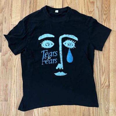 Vintage The Crying Heart T.F.T Music 1990 Cotton T-shirt Unisex S-5XL