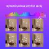 Dynamic Jellyfish Air Humidifier 250ml Essential Oil Diffuser Remote Control Bedroom Humidifier with 7 Colorful Night Lights