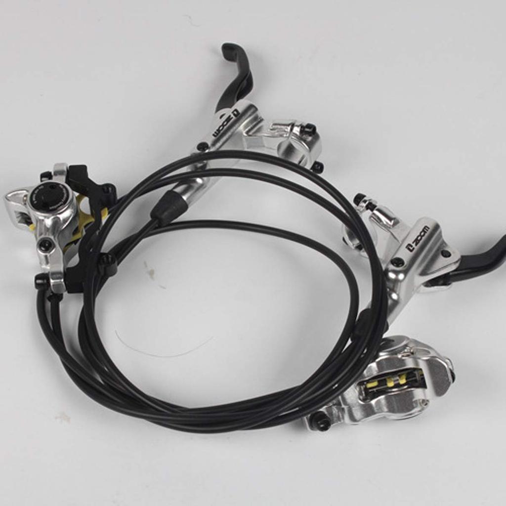 jpfashioning Bicycle Brake Levers, Left and Right Lever Set, 800/1400mm, MTB Bicycle Hydraulic Disc Brake Set, Front and Rear Bike Parts