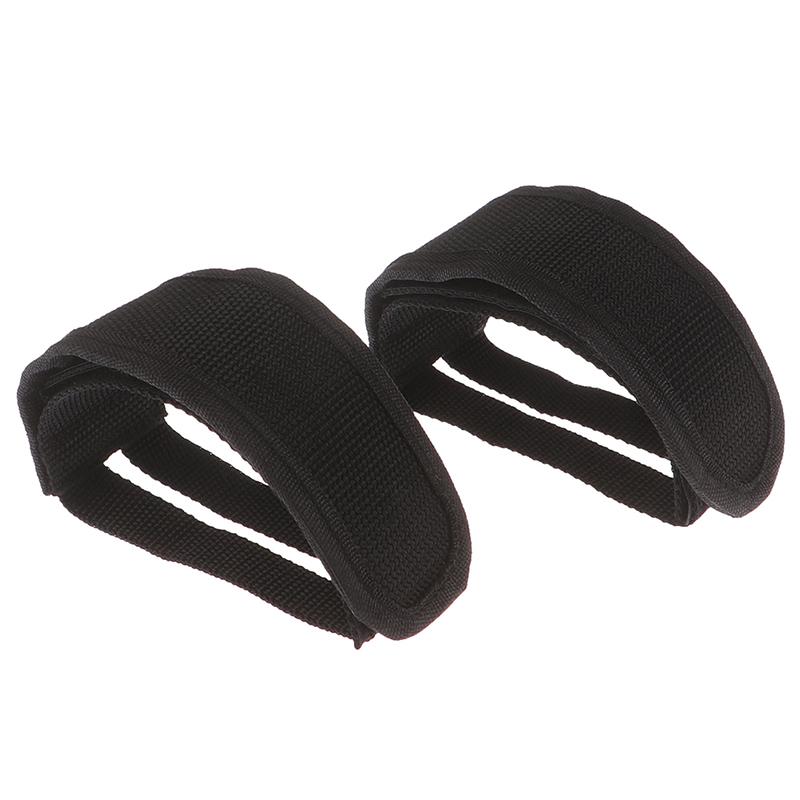 2Pcs Bicycle Fixed Gear Cycling Pedals Bands Feet Set With Straps Pedals Belt