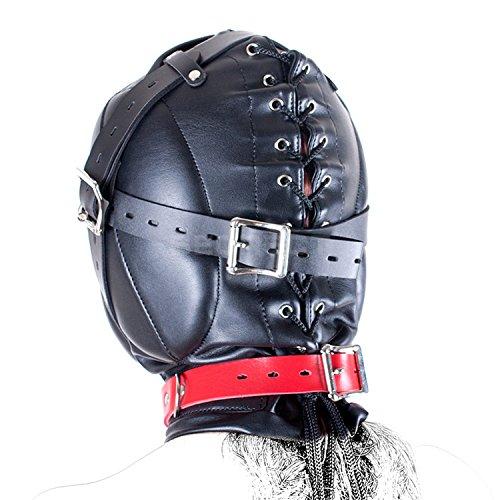 BDSM Fetisch Vollkopffessel Maskierte Sklavin Bondage Fessel SM Fetisch Cosplay Bondage Einstellbar