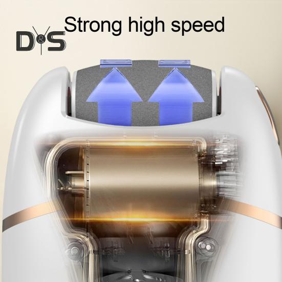 Electric Callus Remover Adjustable Speed Foot File with LED Light & Safety Protection Rechargeable Foot Grinder Ergonomic Pedicure Tool for Dead Skin