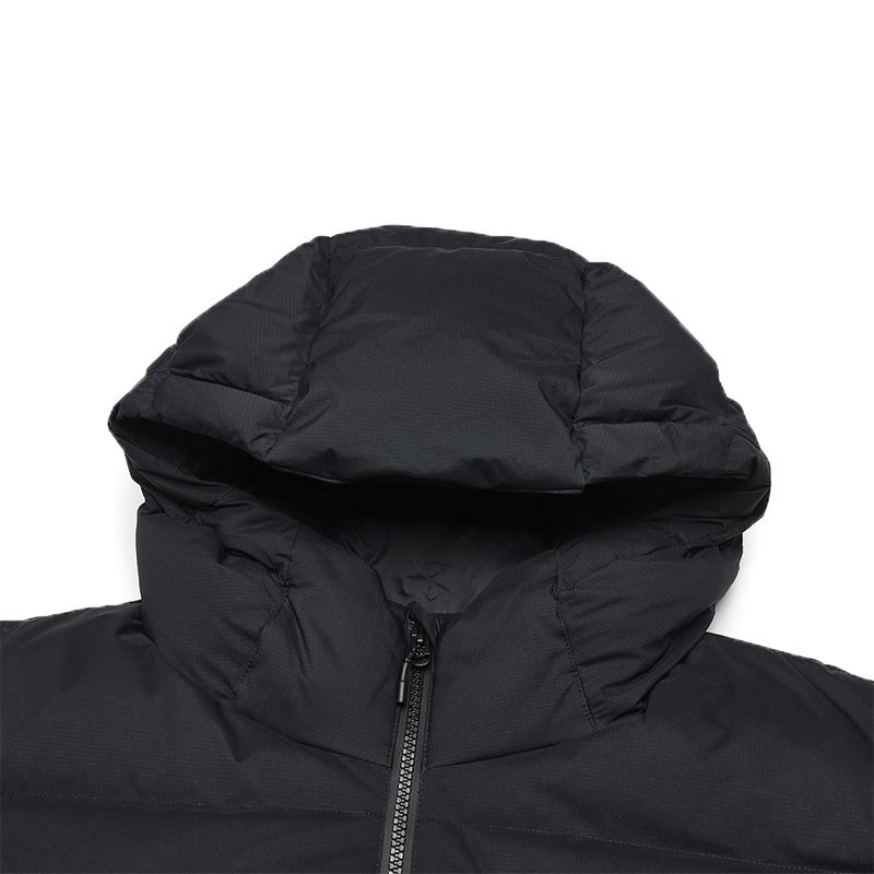 Fila Waterproof Breathable Warm Hooded Down Jacket Men Outerwear Deep-Black A11M447906FBK