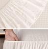 Elastic Non-Slip Lace Princess Bed Skirt - Thickened, Single Piece, Hide-ugly Design
