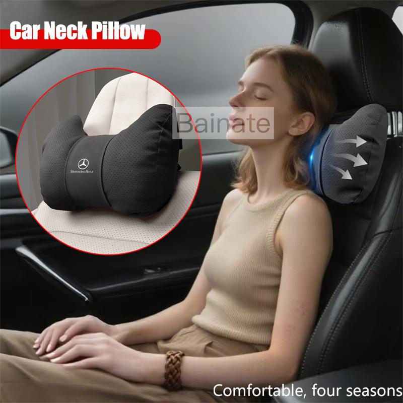 For Mercedes Benz A C E V S Class CLA CLS GLA GLC GLK GLS SLK ML Vito Car Headrest Soft Neck Pillow Seat Lumbar Cushion Support