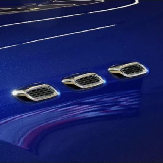 Fit For Maserati Levante Chrome Right Side Fender Air Vent Outlet Cover Trim