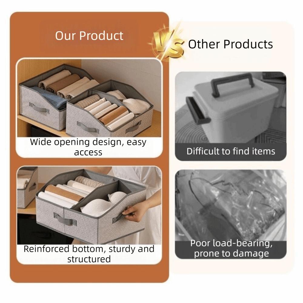 Thickened Non-woven Fabric Storage Box Square Clothes Storage Organizer  Closet