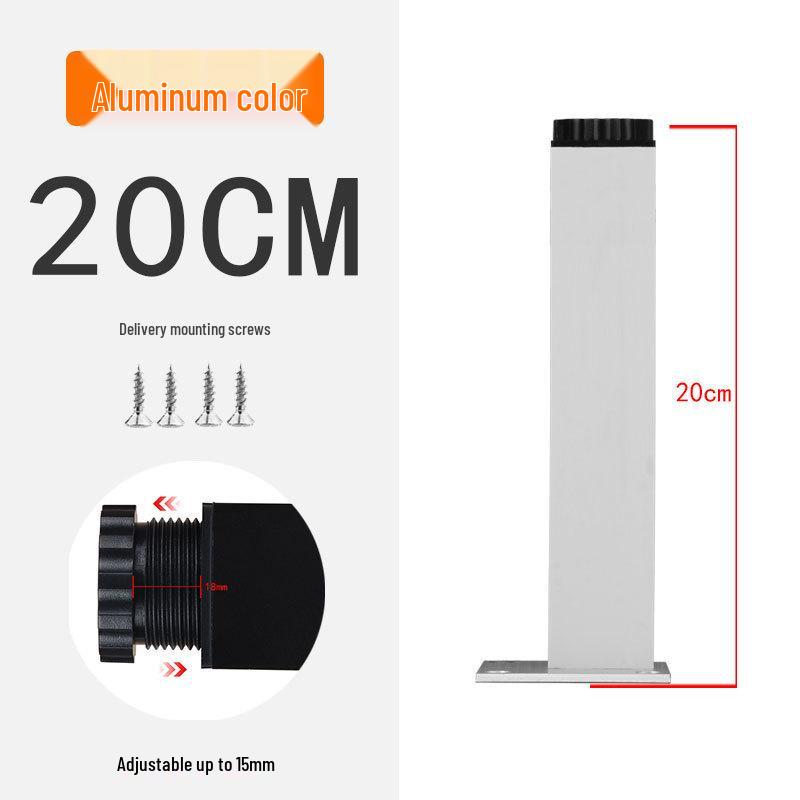 Adjustable Aluminum Alloy Cabinet Legs for Bathroom or TV Cabinets