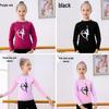 Children's Cotton Dance Tops - Spring & Autumn: Long/Short Sleeve Latin, Summer Chinese, Yoga Wear for Girls