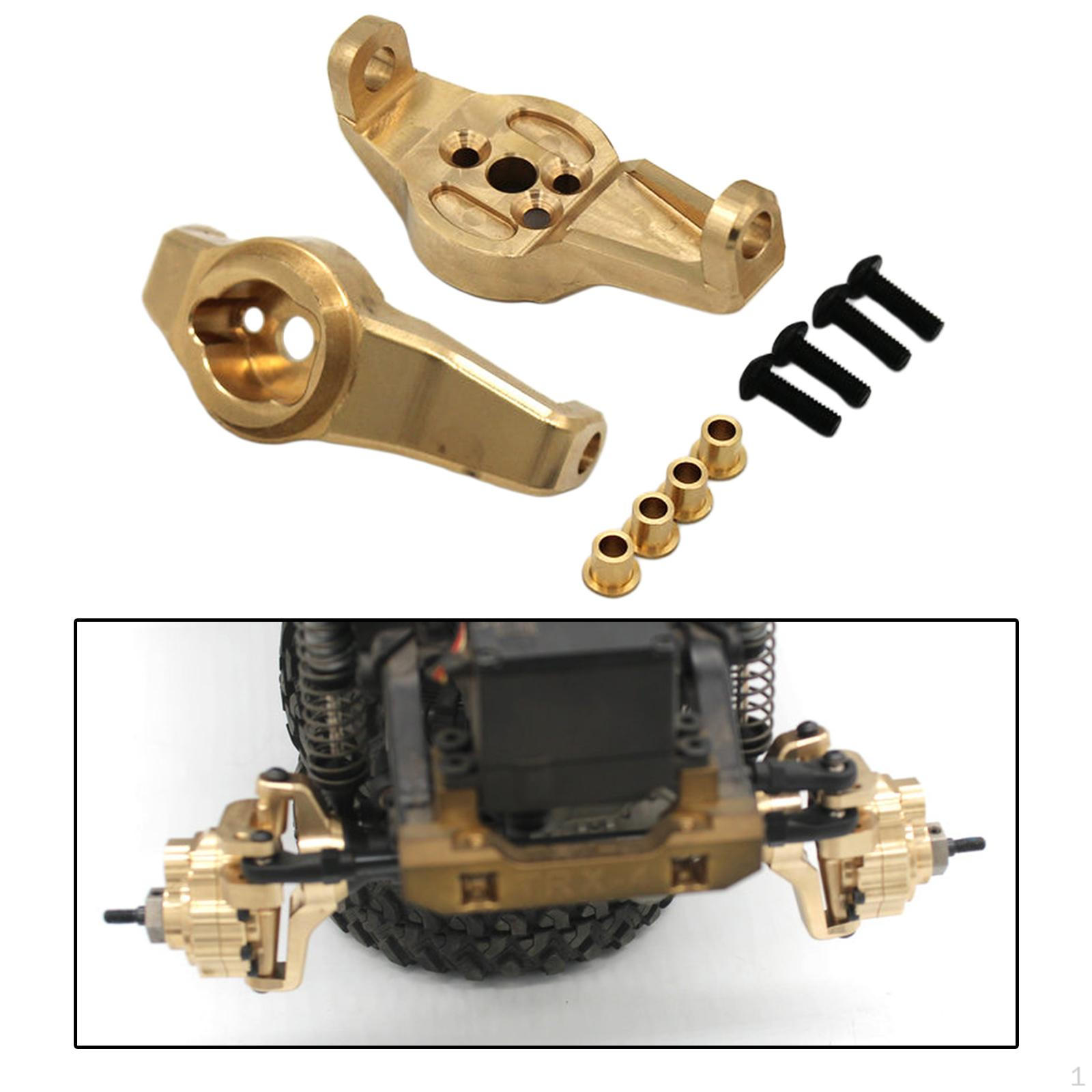 

2Pcs Brass Front :10 Spare Parts for4 RC Crawler Car