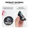HMAO6 2pcs Car Water Cup Mats Carbon Fiber Coaster Non-Slip Pad For BMW Performance E91 X5 E70 F11 E30 F31 X3 F25 F32 x7