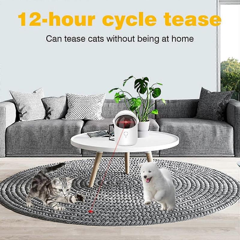 Automatic Interactive Cat Toys With 3 Modes&usb Charging, Fast/slow Mode