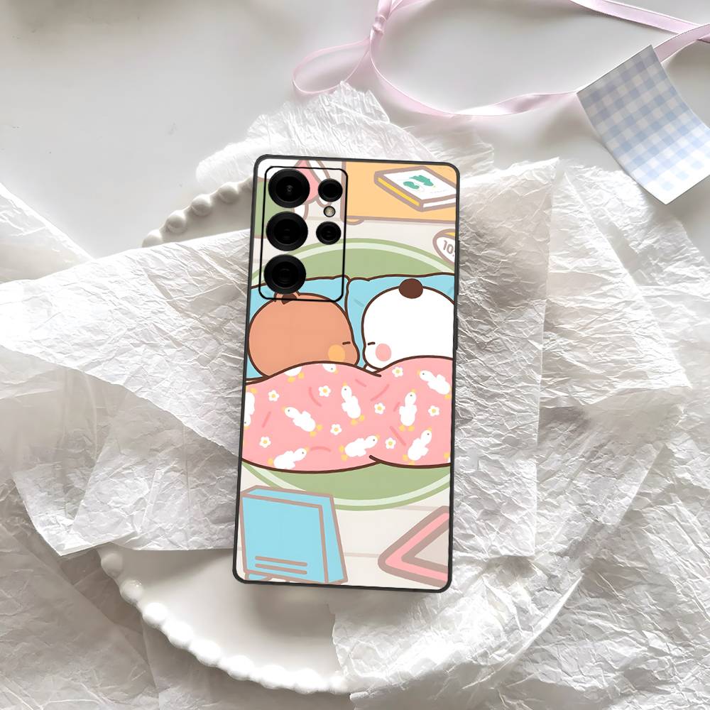 BUBU DUDU Cartoon Phone Case For Samsung S 24 Fe 25 Ultra Plus 20 Lite 21 30 22 23 24 22 Ultra 5G Fundas