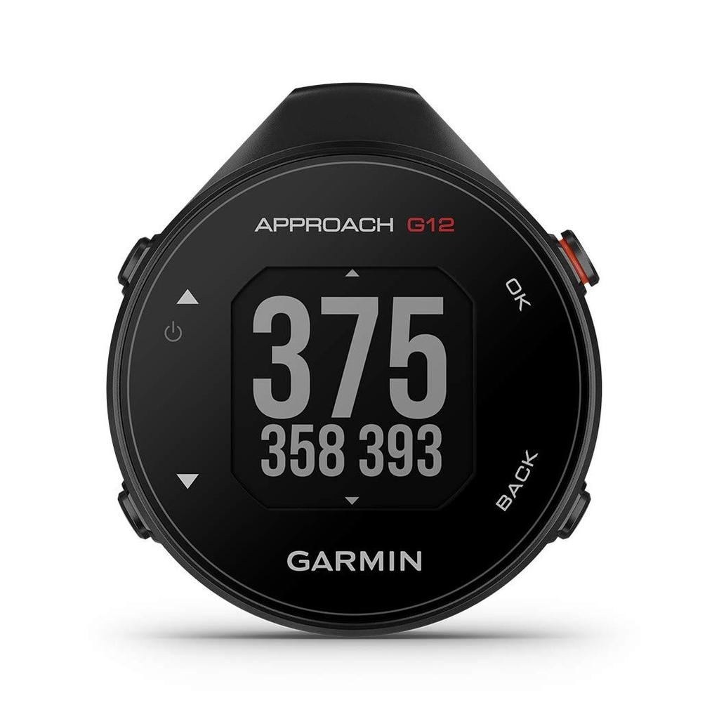 GARMIN Golf Navigation GPS Approach G12 Compatible with Japanese Black Small Android/iOS [Genuine Product] 010-02555-10
