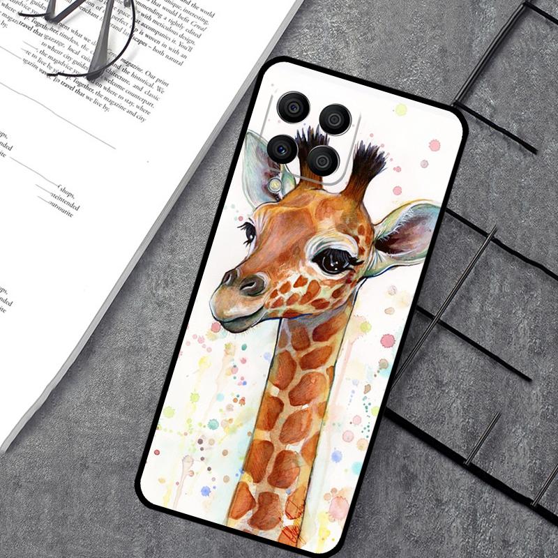 

Cute Cartoon Giraffe Case For Samsung Galaxy M35 M21 M12 M13 M14 M15 M06 M16 M36 M56 M31 M53 M32 M52 M55 M34 M54 Samsung M23