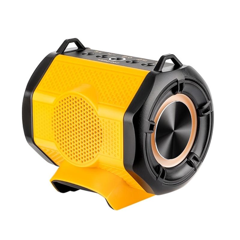 HIFI High Fidelities Bluetooth-compatible Speaker Portable Waterproof Design For 18-20V Batteries for Outdoor Activity Construction Sites and Camping