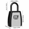 Mechanical Coded Lock Wall Mount Key Storage Box Combination Key Storage Box  Construction Sites