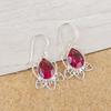 Pink Tourmaline Gemstone Jewelry, 925 Sterling Silver Earrings, Handmade, Designer Earrings Gift For Women