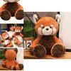 Adorable Plush Raccoon Doll Soft Stuffed Animal 50cm And 80cm For Kids Cuddly Companion