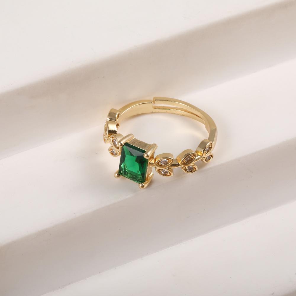 Europeisk & Amerikansk Vintage-Stil Justerbar Koppar Guldpläterad Ring för Kvinnor