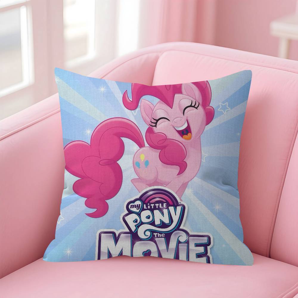 Maple Design Cushion Cover Happy Autumn Harvest Decor Holiday Decorati Pillow Cover Cartoon My L-Little P-Pony Pink