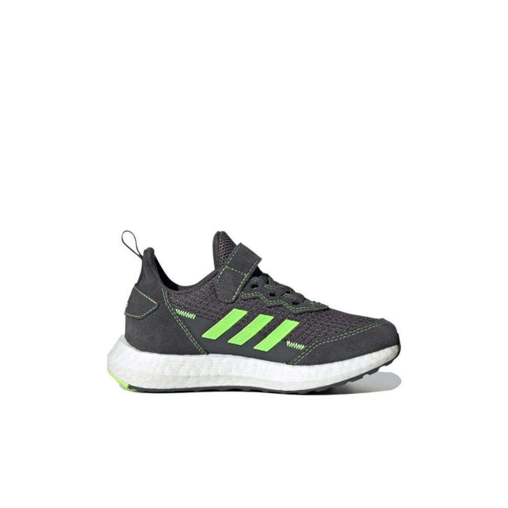 adidas Rapida S&l El K Mesh Breathable Low Top Kids' Running Shoes Gray Green Kids' FV2628