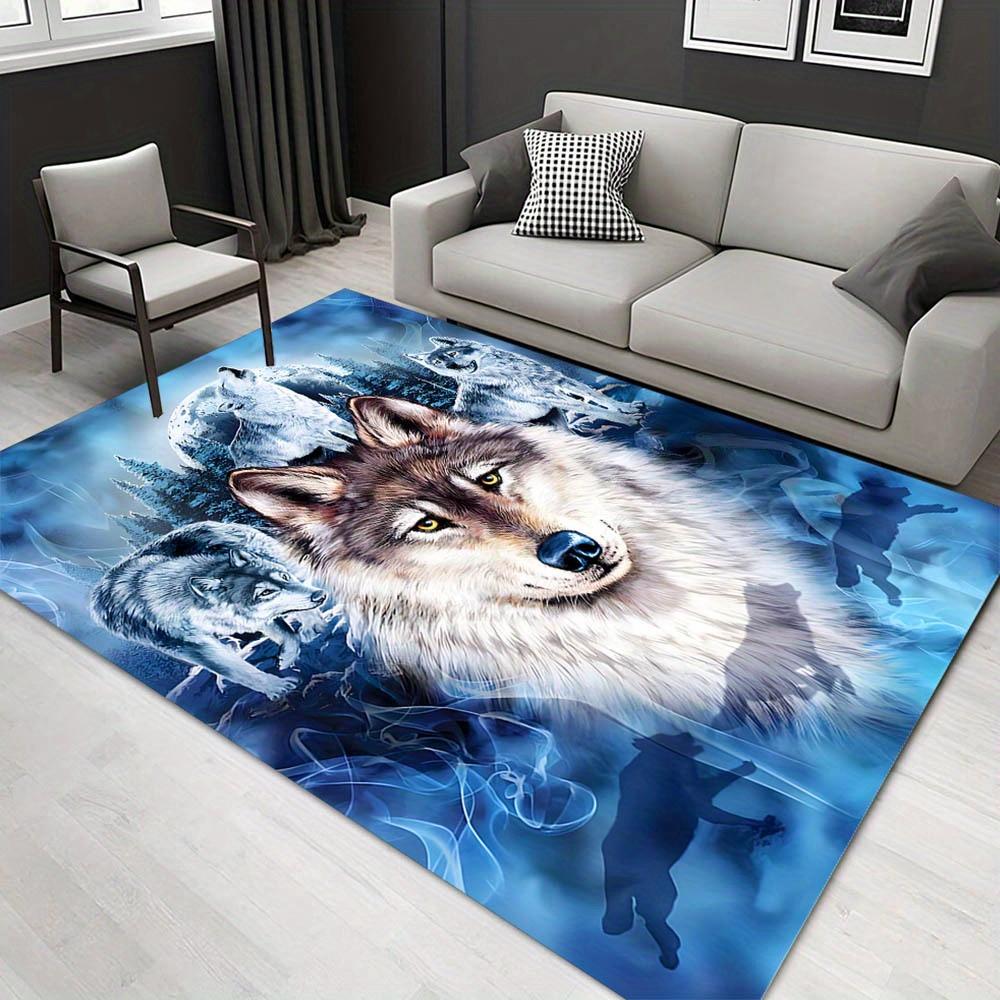 

1pc 1545744913Pattern Carpet, Area Rug For Living Room Bedroom Room Bed Chair Laundry Entryway Corridor Yard Non-slip Outdoor Camping Rug Fl 60cm by 90cm