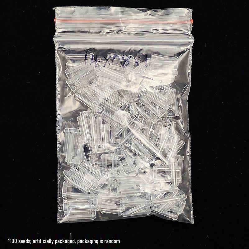 100 Pairs Double-Plug Frameless Glasses Frame with Accessories