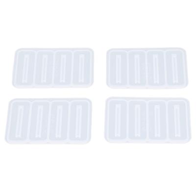 Silicone Mold Reusable Easy Demoulding DIY Homemade Crystal Glue Silicone Girls Hairpin Mold