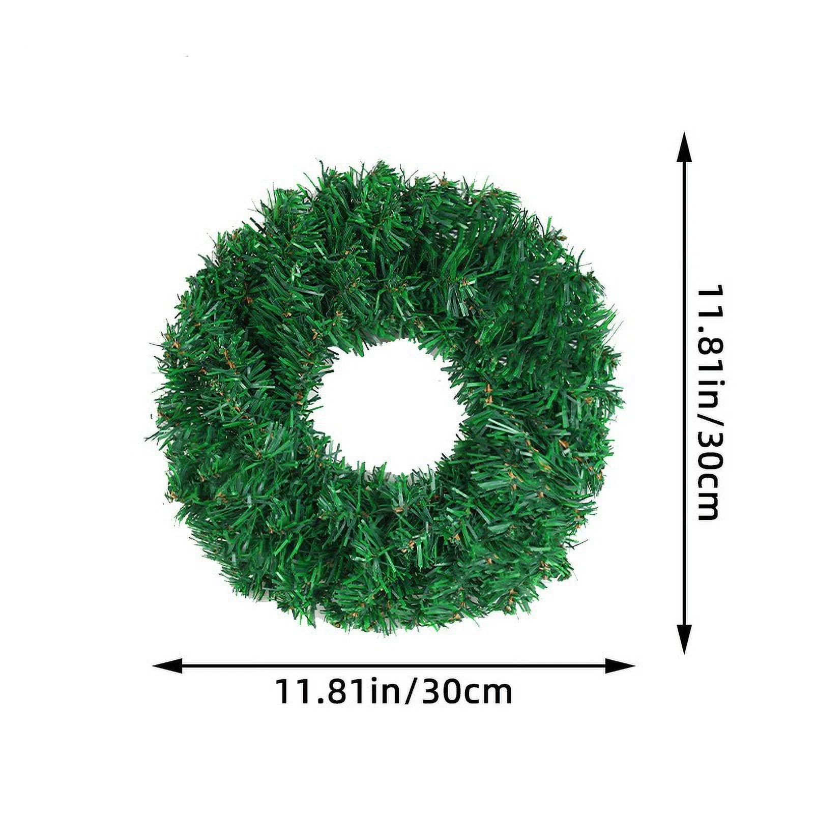 

Round Christmas Wreaths for Front Door Flower Garland Door Hanging Christmas Decor Rattan Flower Wreath Party Wedding Props зелений