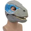 Dino Mask with Moving Jaw, Eye-catching Latex Dinosaur Dress Up Mask, Halloween Dinosaur Party Masquerade Mask