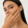 Handmade Metal Bead Ring With Flexible Sizing Contemporary Fashion Jewelry Adjustable Opening Finger Accessories