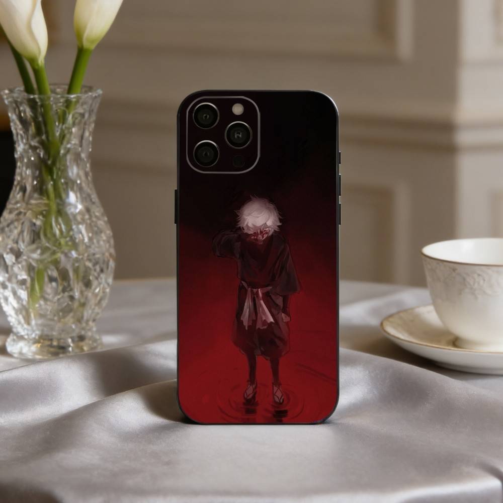 H-Hell P-Paradise Jigokuraku Custodia per Telefono Per iPhone 17pro, 16,15,14,13,12,11 X XR Plus, Altri Cover Morbida Nera