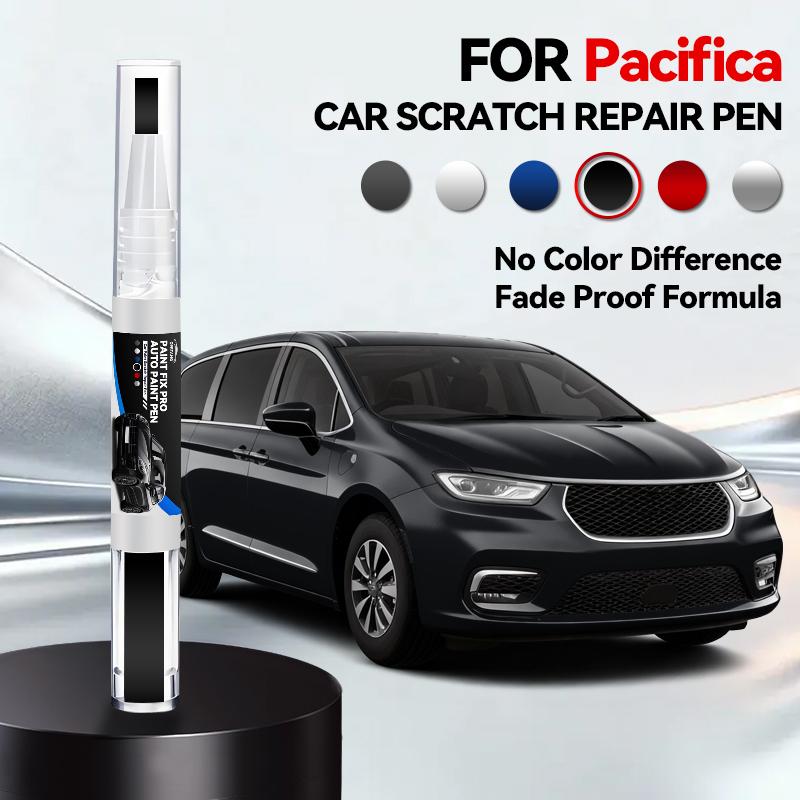 Pisak do naprawy lakieru samochodowego Dla 2004-2025 Chrysler Pacifica/ Pacifica PlUG-IN Hybrid Akcesoria do naprawy rys lakieru Biały GW7 Czarny