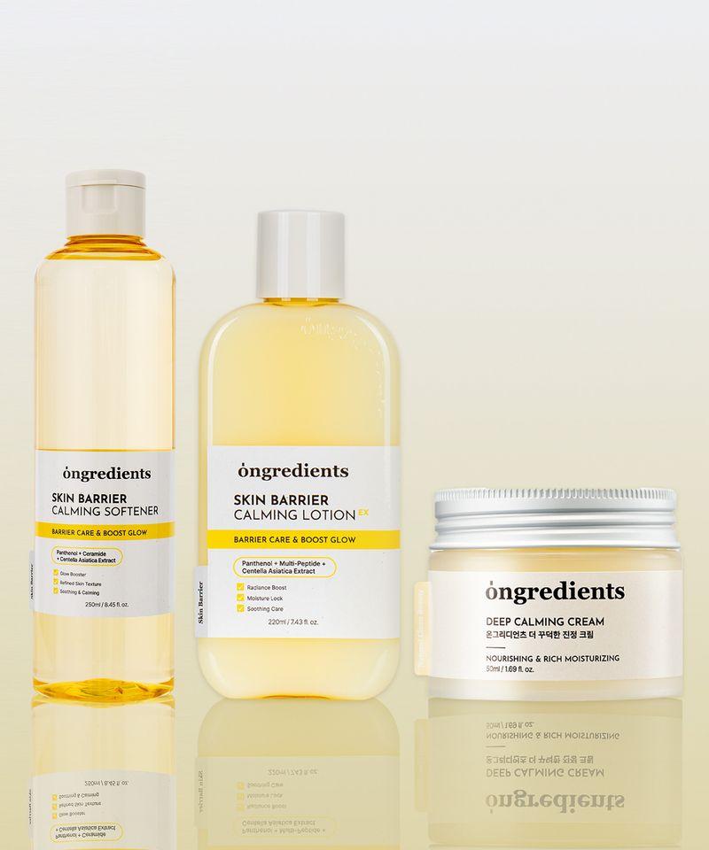 [SET] Skin Barrier Makeup Perfection 3-Piece Set (Calming Softener + Calming Lotion EX + Thick Cream)