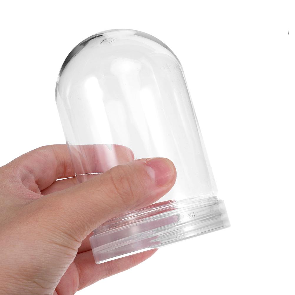 6Pcs Transparent Snow Globe Accessories Clear Plastic Globes for DIY Crafts Festive Party Decorations and Gifts