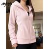 MJ STYLE Women's Fleece-Lined Hooded Sweatshirt