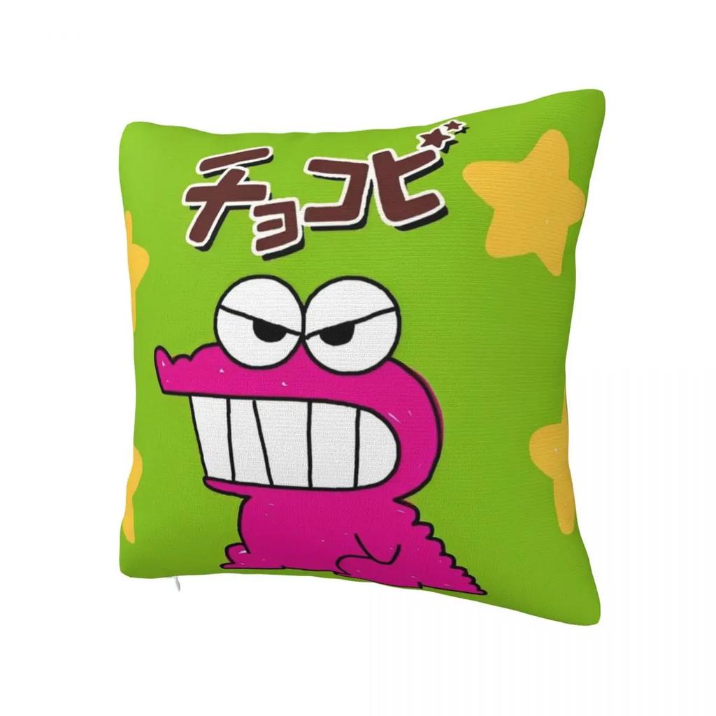Print Crayon Shin-chan Chocobi Chocolate Cookie Pillowcase Polyester Cushion Cover Japan Anime Throw Pillow Case Cover