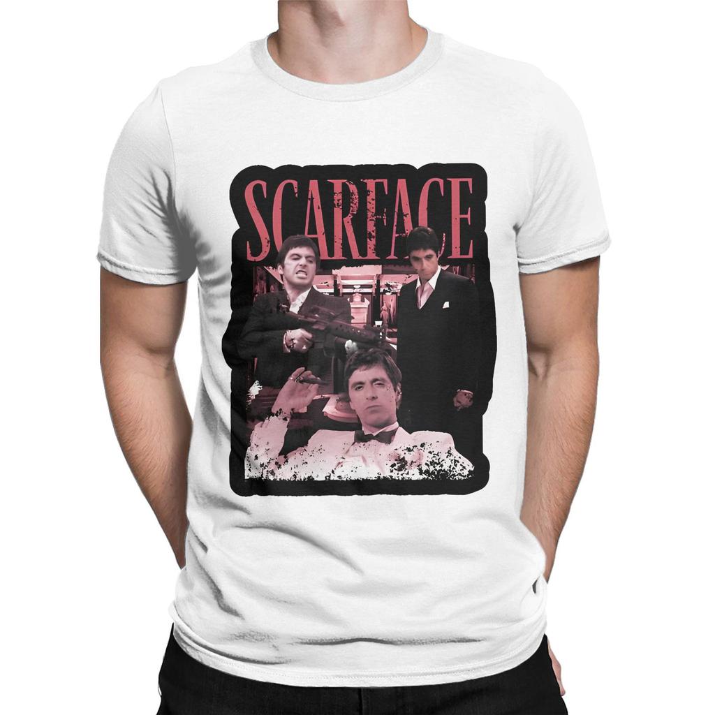 Mens Womens Scarface T Shirt Cotton Print T-Shirt  Clothing Outfits