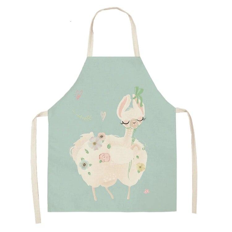 1psc Camel Sheep Stone Print Linen Cloth Without a Dincapon Kitchen Apron In the Kitchen Kitchen Apron Apron Kitchen Apron