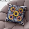 Mexican Tile Boho Throw Pillow Covers Pattern Cushion Cover Suitable for Sofa Bedroom Car Pillow Cover