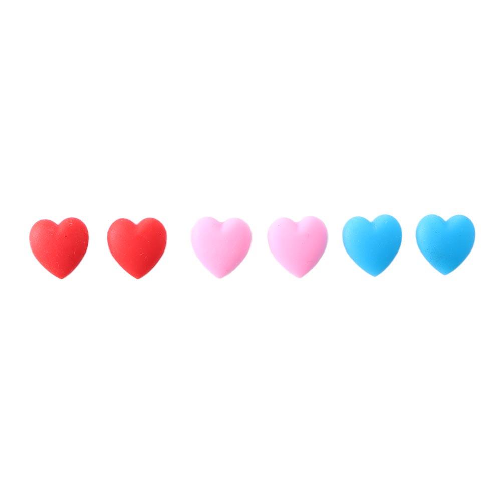 Men Adult Women Anti-Slip Heart Silicone Ear Grip Hooks Ear Hooks Sports Temple Tips Glasses Straps