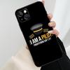 Aviation Aeroplane Pilot Cockpit Phone Case For iPhone 16 Pro Max 14 13 12 11 15 Pro Max mini XR 15 16 Plus 16e Cover Coque