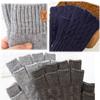 Trendy Alpaca Wool Knitted Gloves Thermal Women Men Half-finger Gloves Thicken Winter Warm Gloves